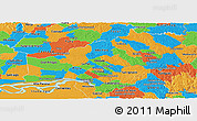 Political Panoramic Map of Itapua