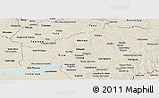 Shaded Relief Panoramic Map of Itapua