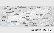 Silver Style Panoramic Map of Itapua