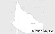 Silver Style Simple Map of San Juan