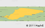 Savanna Style Simple Map of Ayolas