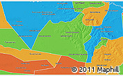 Political 3D Map of San Ignacio