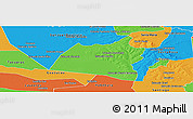 Political Panoramic Map of San Ignacio