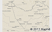 Shaded Relief 3D Map of San Juan Bautista