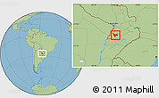 Savanna Style Location Map of San Juan Bautista