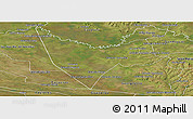 Satellite Panoramic Map of San Juan Bautista