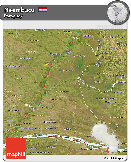 Satellite 3D Map of Neembucu
