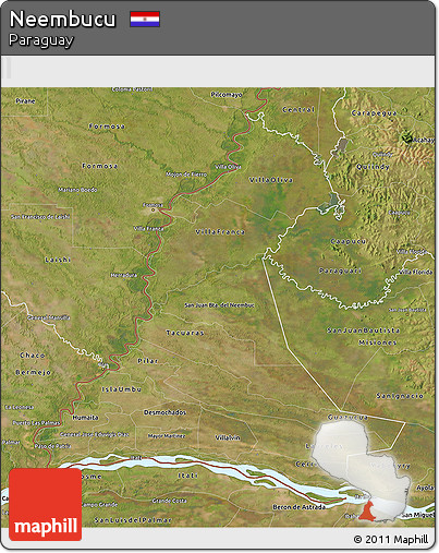 Satellite 3D Map of Neembucu