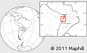 Blank Location Map of Alberdi