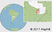 Savanna Style Location Map of Alberdi, highlighted country