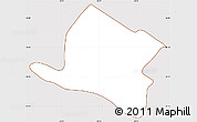 Classic Style Simple Map of Alberdi, cropped outside