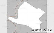 Gray Simple Map of Alberdi