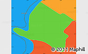 Political Simple Map of Alberdi