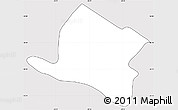 Silver Style Simple Map of Alberdi, cropped outside