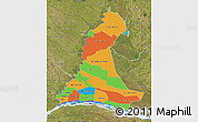 Political Map of Neembucu, satellite outside