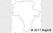 Blank Simple Map of La Colmena, cropped outside, no labels