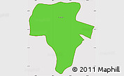Political Simple Map of La Colmena, cropped outside