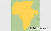 Savanna Style Simple Map of La Colmena