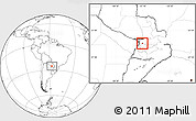 Blank Location Map of Pirayu