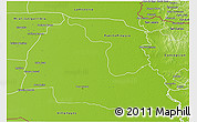 Physical 3D Map of Pozo Colorado