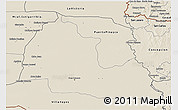 Shaded Relief 3D Map of Pozo Colorado