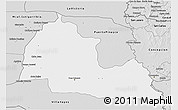 Silver Style 3D Map of Pozo Colorado