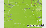 Physical Map of Pozo Colorado