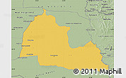 Savanna Style Map of Pozo Colorado