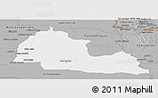 Gray Panoramic Map of Pozo Colorado