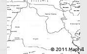 Blank Simple Map of Pozo Colorado