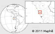 Blank Location Map of Aija