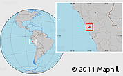 Gray Location Map of Aija