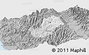 Gray Panoramic Map of Aija