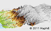 Physical Panoramic Map of Aija