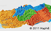 Political Panoramic Map of Aija