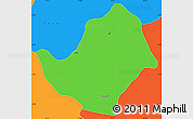 Political Simple Map of Aija