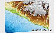 Physical 3D Map of Caraveli