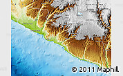 Physical Map of Caraveli