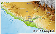 Physical 3D Map of Islay