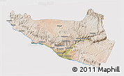 Satellite 3D Map of Islay, cropped outside