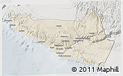 Shaded Relief 3D Map of Islay, lighten, semi-desaturated