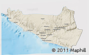 Shaded Relief 3D Map of Islay, single color outside