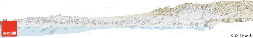 Classic Style Horizon Map of Islay