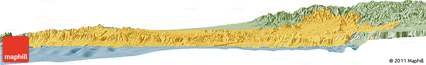 Savanna Style Horizon Map of Islay