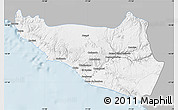 Gray Map of Islay, single color outside
