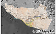 Satellite Map of Islay, darken, desaturated