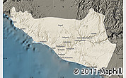 Shaded Relief Map of Islay, darken