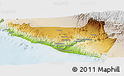 Physical Panoramic Map of Islay, lighten