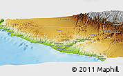 Physical Panoramic Map of Islay