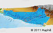 Political Panoramic Map of Islay, physical outside